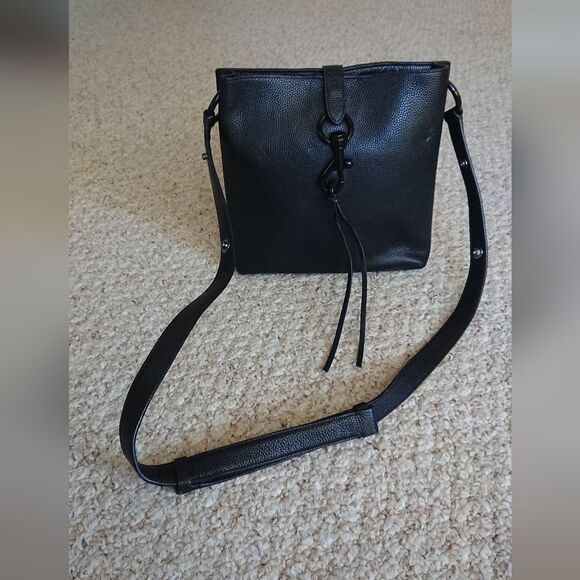 Rebecca Minkoff Megan black Leather Shoulder bag - Picture 1 of 12
